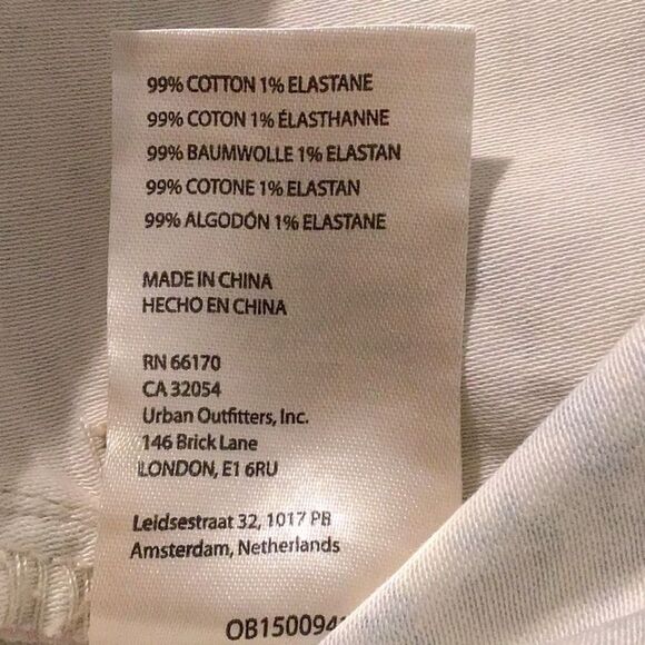 Pilcro Anthropologie The Wanderer Orange Blue Boho Floral Print Fray Cuff Shorts - Picture 14 of 16